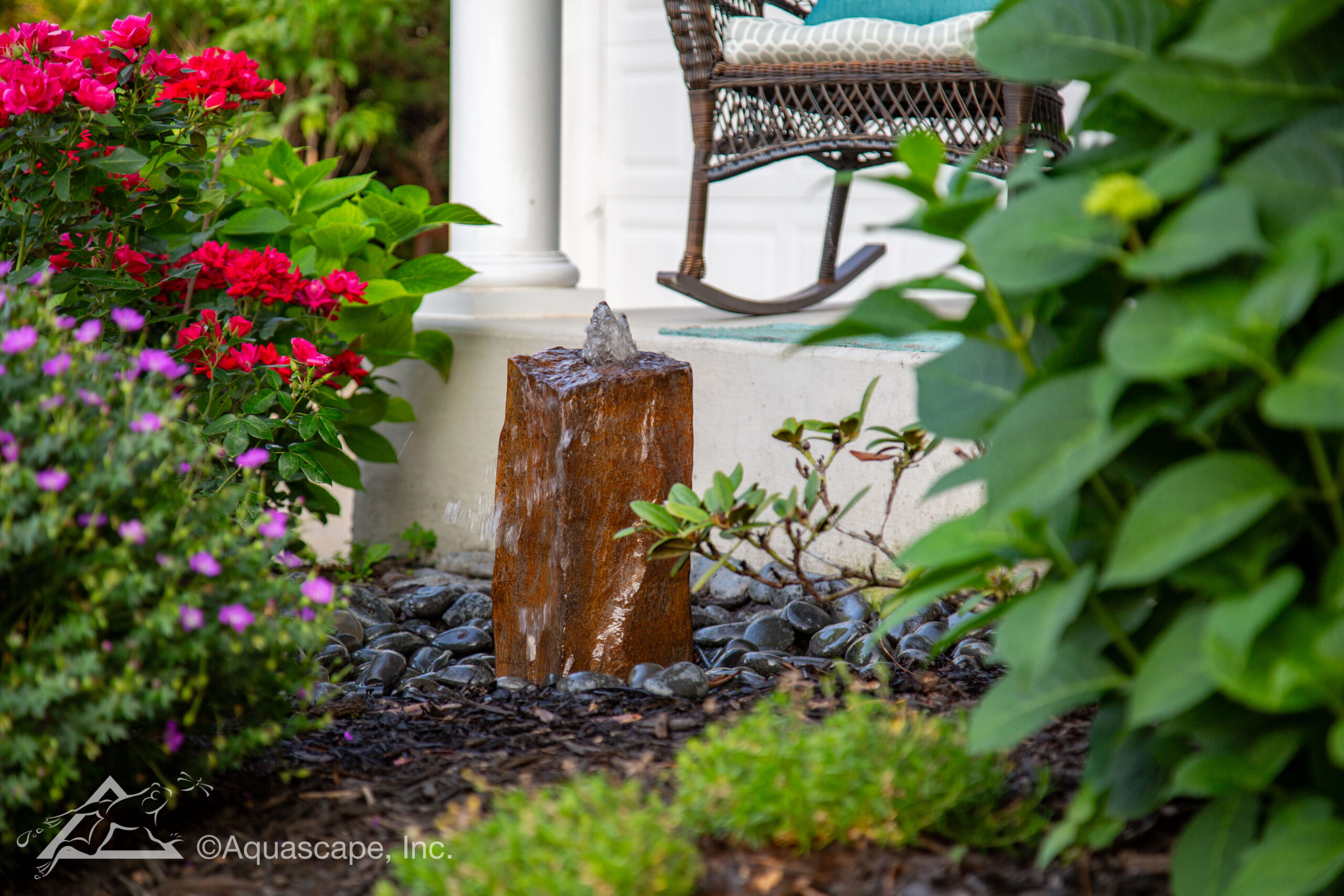 Custom koi pond installation in Tyler, Texas