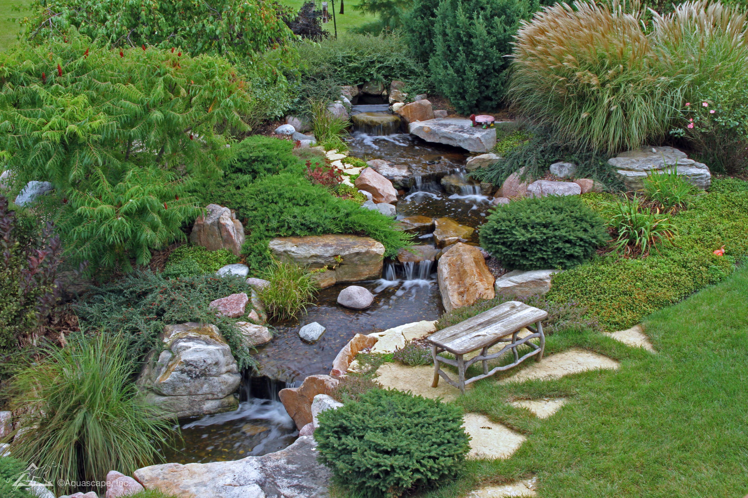 Custom koi pond installation in Tyler, Texas