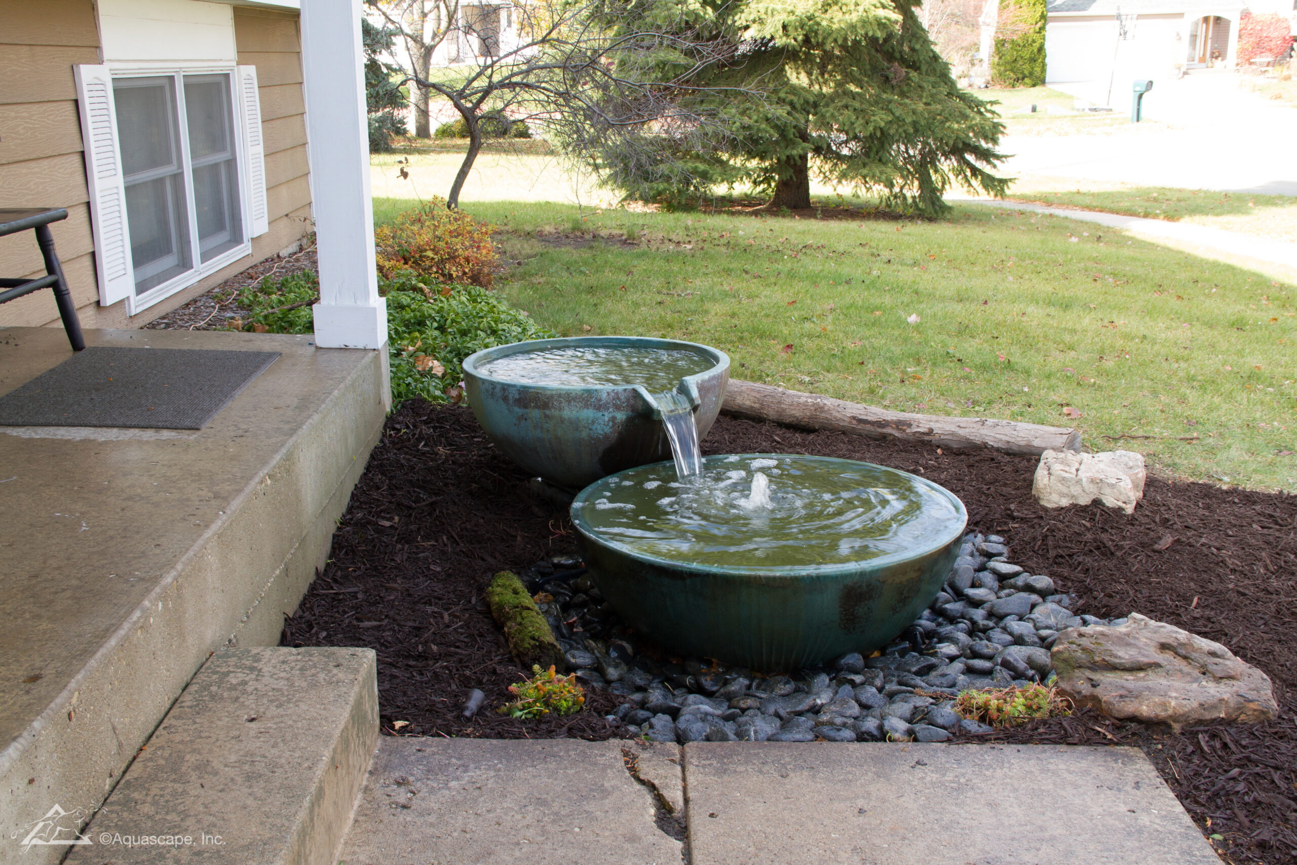 Custom koi pond installation in Tyler, Texas