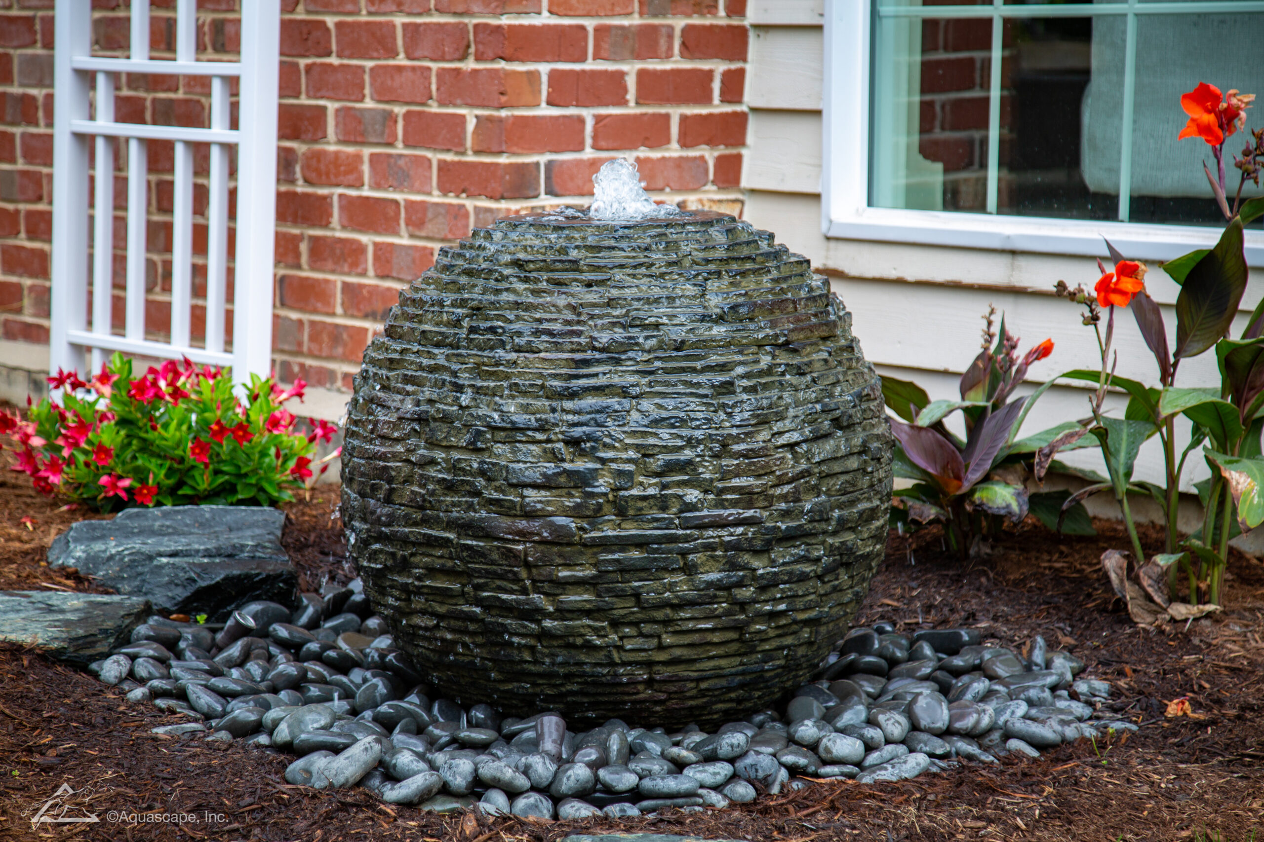 Custom koi pond installation in Tyler, Texas